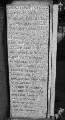 Picture of Panel on Cenotaph